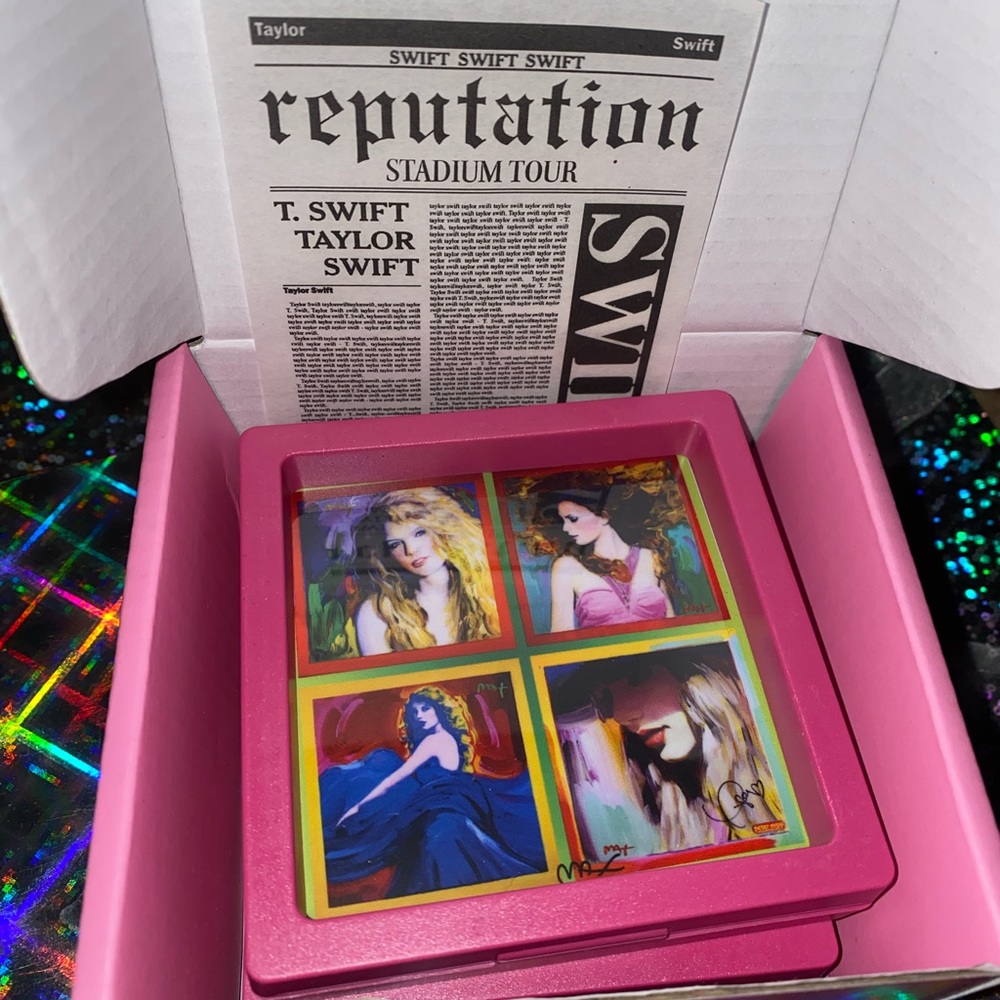 TAYLOR SWIFT BOX GIFT SET PETER MAX REPUTATION CONFETTI !!